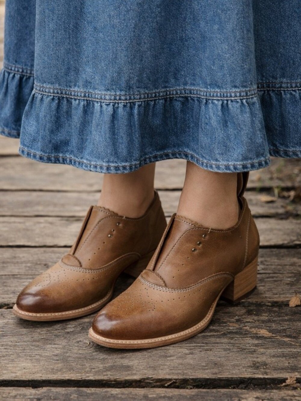 Freebird By Steven Sadie Brown Leather Distressed Leather Slip On Ankle Boot 8